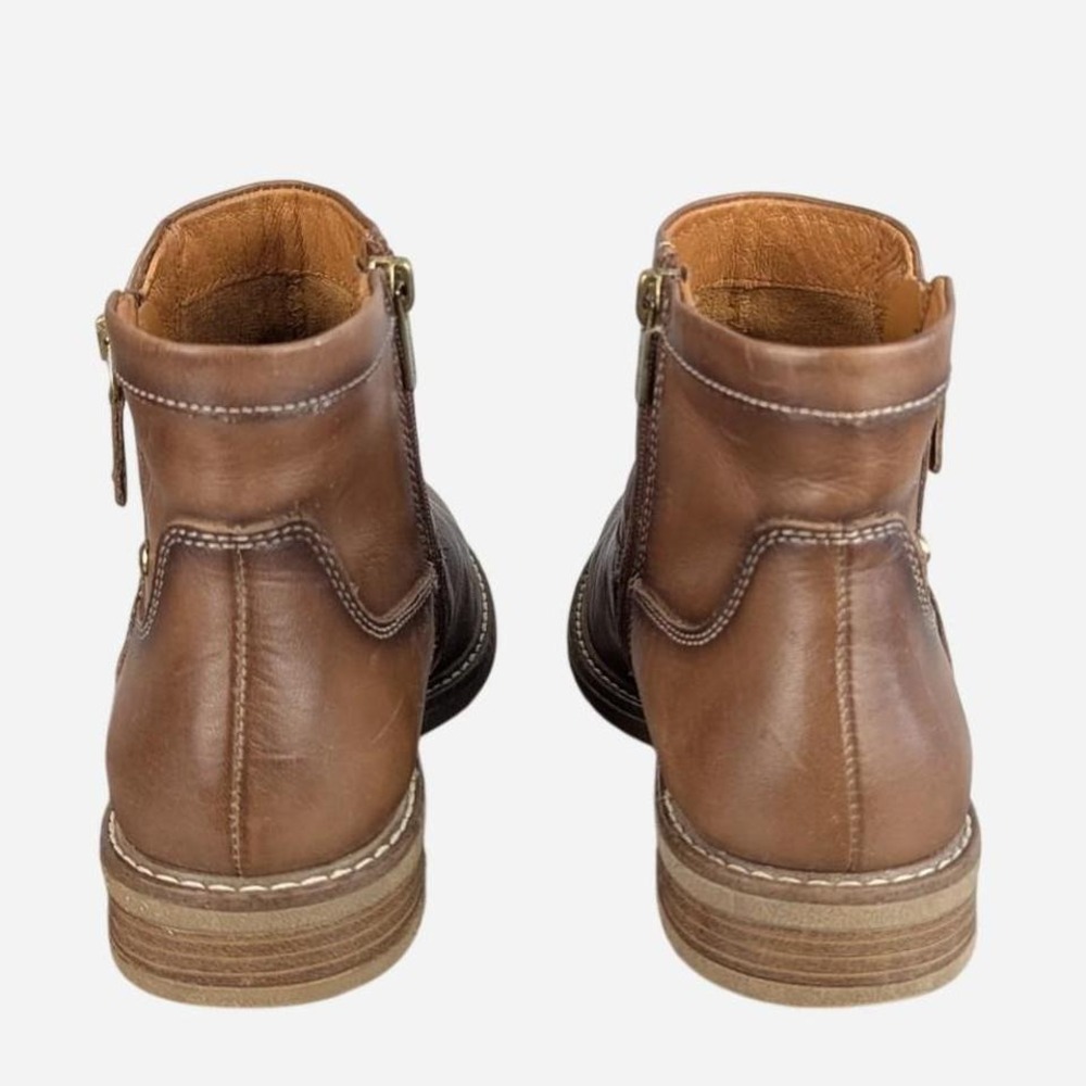 Pikolinos Aldaya W8J-8747 Calfskin Leather Ankle Boot Brandy US 7-7.5 - Picture 6 of 9
